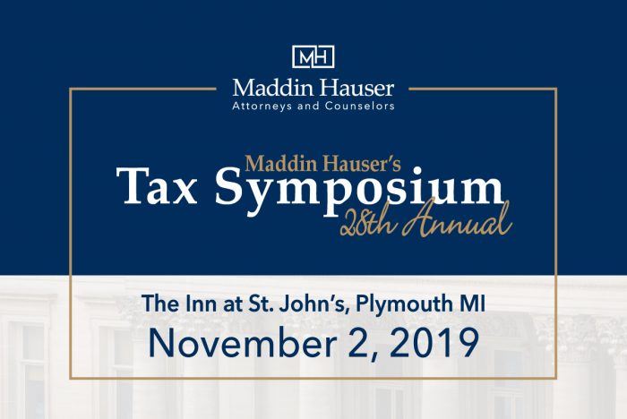 TWENTY-EIGHTH ANNUAL TAX SYMPOSIUM