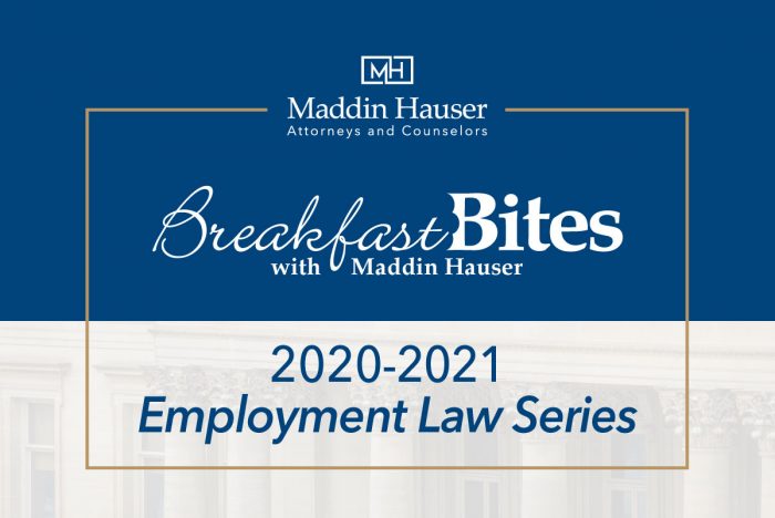 2020-2021 BREAKFAST BITES: Employment Law Series Materials